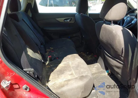 2015 Nissan Rogue S из США, поврежденный, VIN KNMAT2MV1FP580890